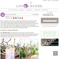 Creative Guest Books & Love and Lavender - StumbleUpon