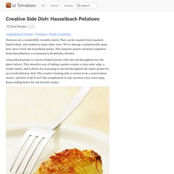 Creative Side Dish: Hasselback Potatoes