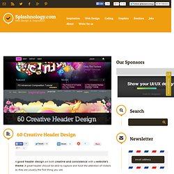 60 Creative Header Design