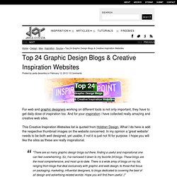 Top 24 Graphic Design Blogs & Creative Inspiration Websites