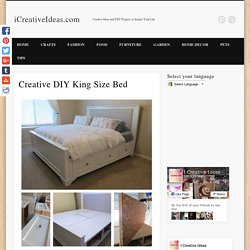 Creative DIY King Size Bed