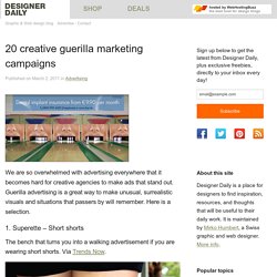 20 creative guerilla marketing campaigns