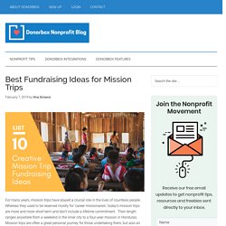 10 Creative Mission Trip Fundraising Ideas (Updated in 2019)