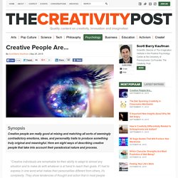 Creative People Are…