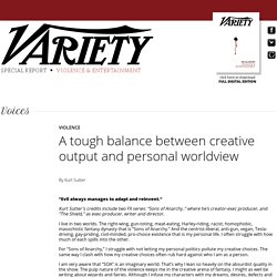 A tough balance between creative output and personal worldview