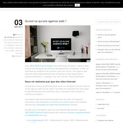 ONLYWEB Creative Studio - Création de site internet, référencement, print.