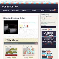 30 Creative E-Commerce Designs
