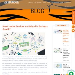How Creative Services are Related in Business Growth?