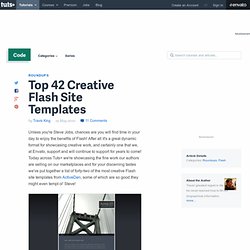Top 42 Creative Flash Site Templates