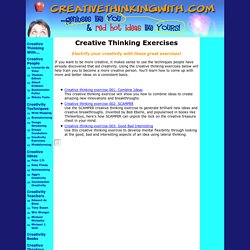 Creative Thinking Exercises