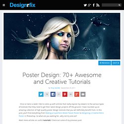 Poster Design: 70+ Awesome and Creative Tutorials