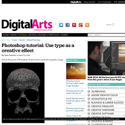 PHOTOSHOP TUTORIAL: Use type as a creative effect