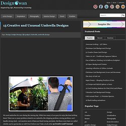 15 Creative and Unusual Umbrella Designs