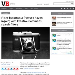 Flickr becomes a free use haven (again) with Creative Commons search filters