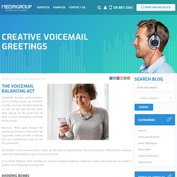 Creative Voicemail Greetings