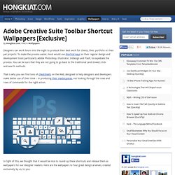 Adobe Creative Suite Toolbar Shortcut Wallpapers [Exclusive]