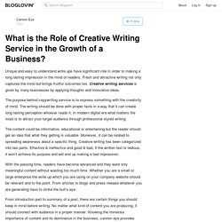 Creative Writing is Beneficial to Get Fruitful Results