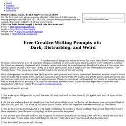 Free creative writing prompts