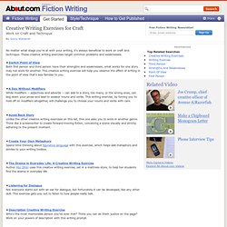 Creative Writing Exercises for Cra