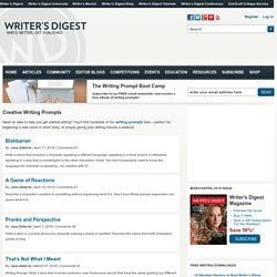 Writer’s Digest - Writing Prompts