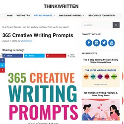 365 Creative Writing Prompts - ThinkWritten