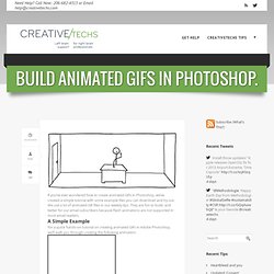 Tips » Build Animated GIFs in Photoshop.