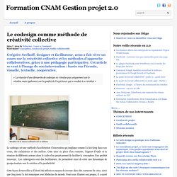 Le codesign comme méthode de créativité collective