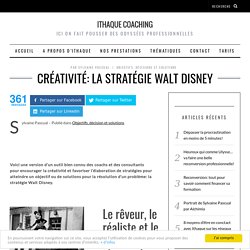Créativité: la stratégie Walt Disney