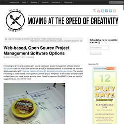 Web-based, Open Source Project Management Software Options