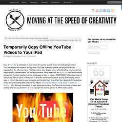 Temporarily Copy Offline YouTube Videos to Your iPad