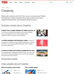 Talks about Creativity