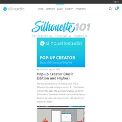 Pop-up Creator (Basic Edition and Higher)