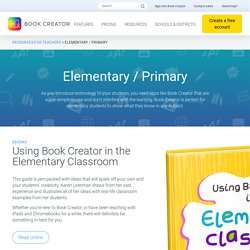 Using Book Creator in Elementary / Primary