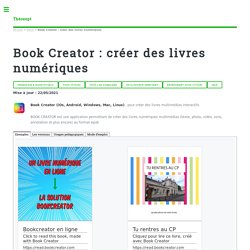 Book Creator : créer des livres numériques (PAYANT)