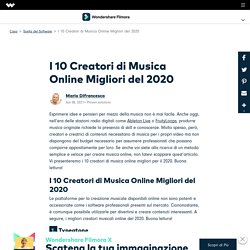 I 10 Creatori di Musica Online Migliori del 2020