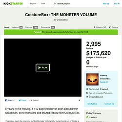CreatureBox: THE MONSTER VOLUME by CreatureBox