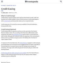 Credit Easing Definition