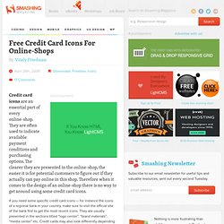 Credit Card Icons For Online-Shops - Smashing Magazine