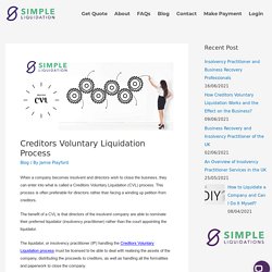 Creditors Voluntary Liquidation Process