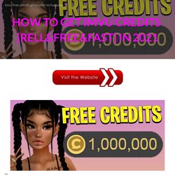 imvu free credits generator no human verification