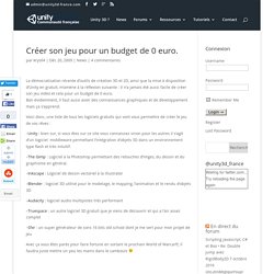 Créer son jeu pour un budget de 0 euro.