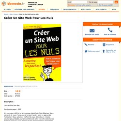 Créer Un Site Web Pour Les Nuls Livres Eure