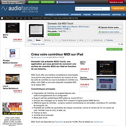 News Créez votre contrôleur MIDI sur iPad
