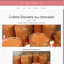 Crème Danette au chocolat