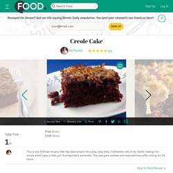 Creole Cake Recipe