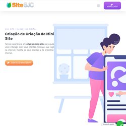 Criação de Mini Site - Marketing Digital - Marketing em SJC