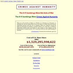 Crimes Against Humanity - StumbleUpon