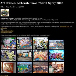 Airbrush / World Spray 2003