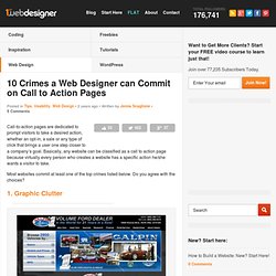 10 Crimes A Web Designer Can Do For Call-to-Action Pages