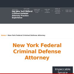 New York Federal Criminal Defense Attorney - Oberheiden, P.C.